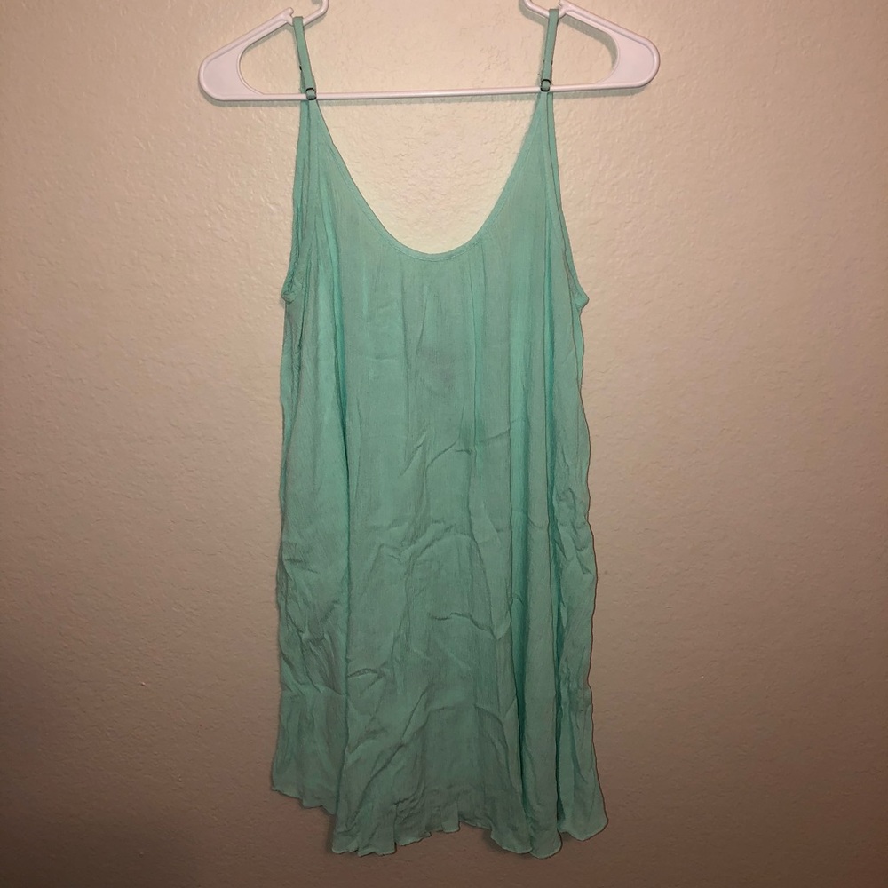 Light green flowy dress